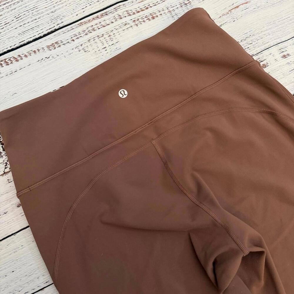 EUC Lululemon Groove Super-High-Rise Flared Pant *Nulu Dark Oxide Size 10 - Picture 6 of 9
